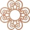 Ekena Millwork Cohen Wood Fretwork Pierced Ceiling Medallion, Cherry, 18"OD x 6 1/8"ID x 1/4"T CMWP18X18X0250COCH - alternate 5